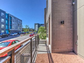 Balconies or private terraces in select apartment homes